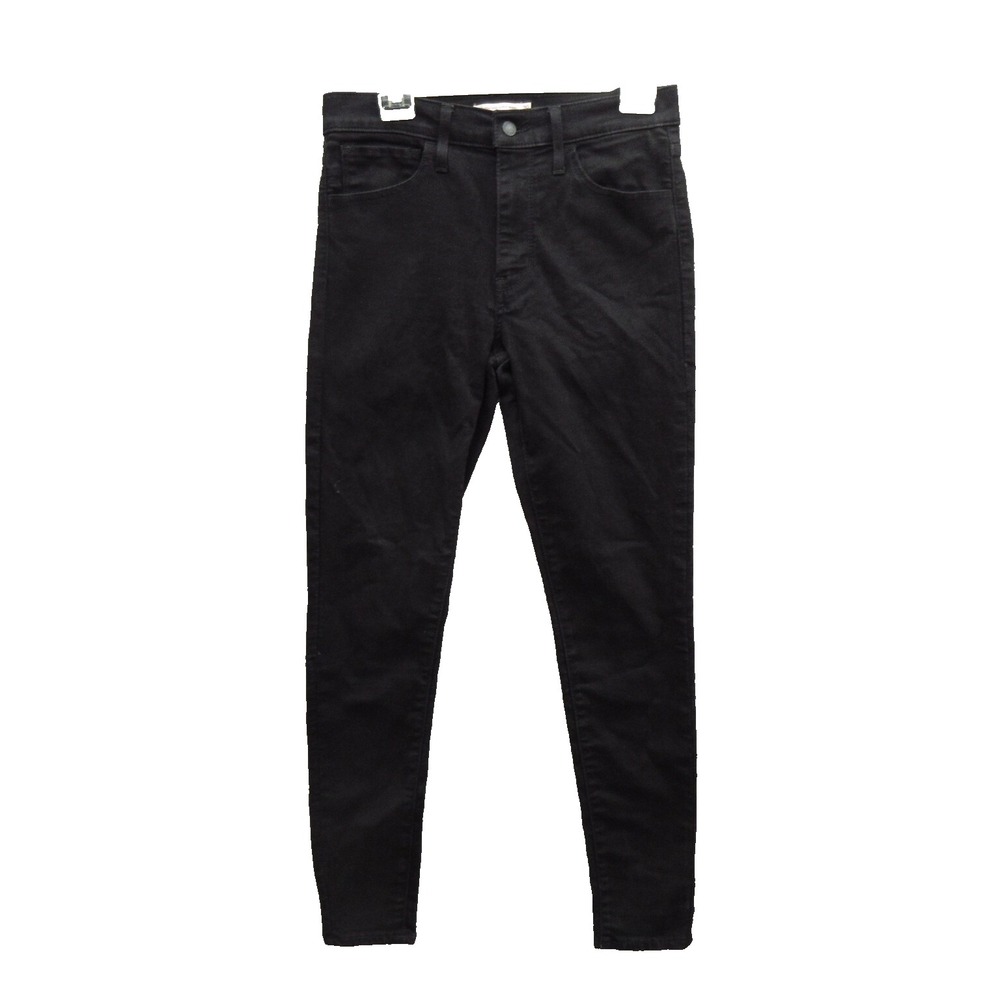 Levis Jeans Womens Size 30 720 High Rise Super Skinny Black